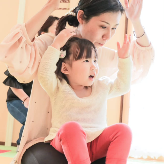 リトミックレッスンの様子①